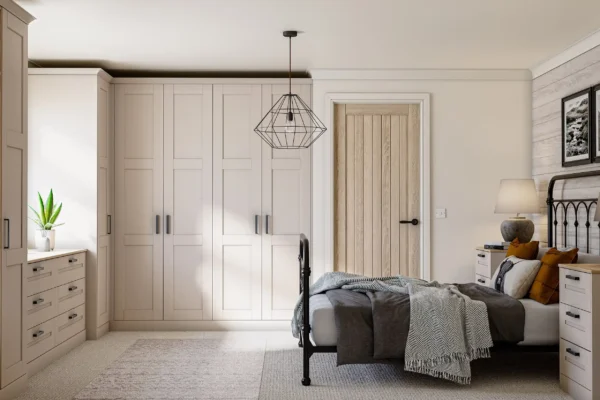 Belsay Smooth Bedroom in Cashmere