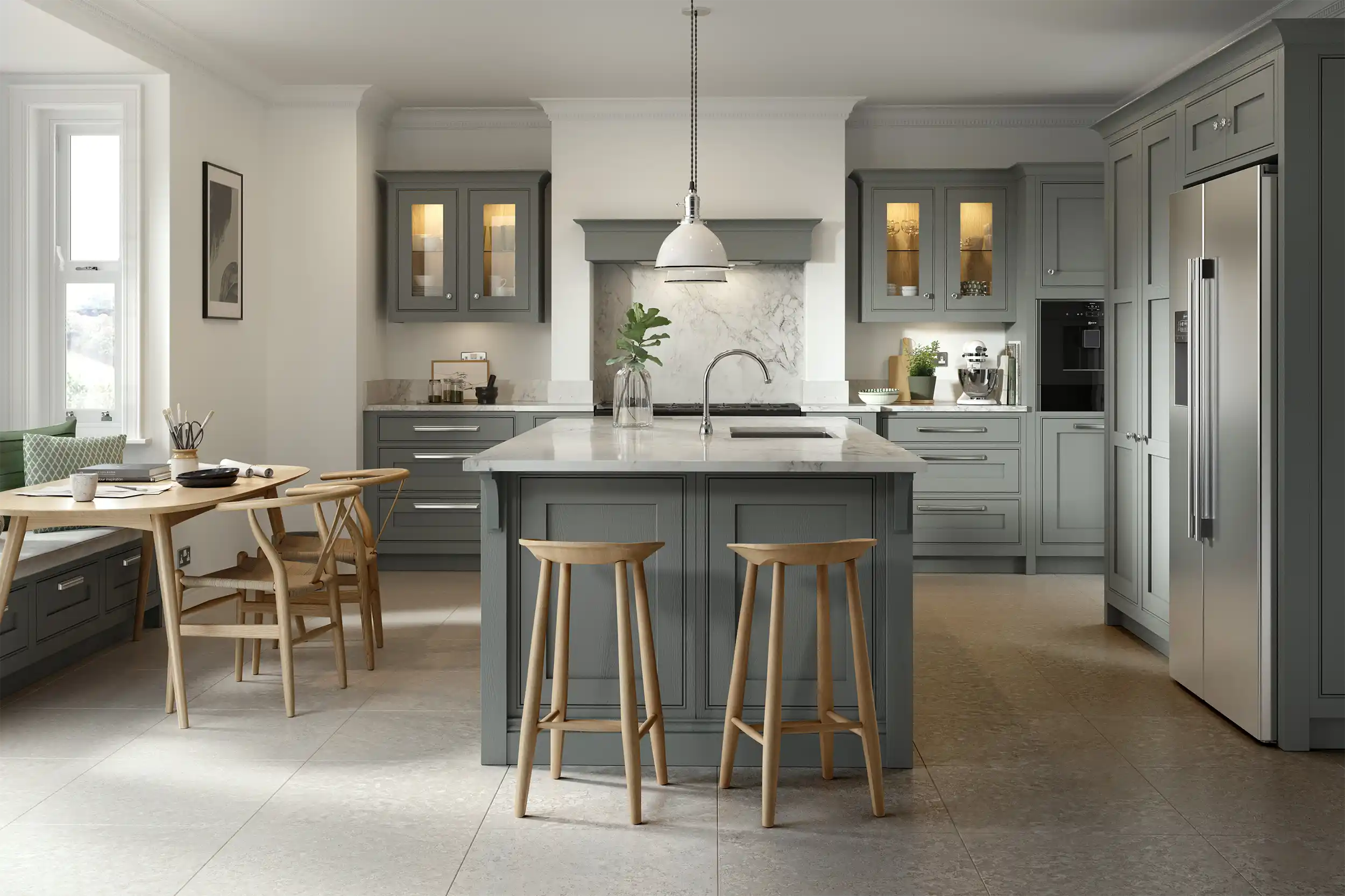 Clarendon Kitchen in Dust Grey