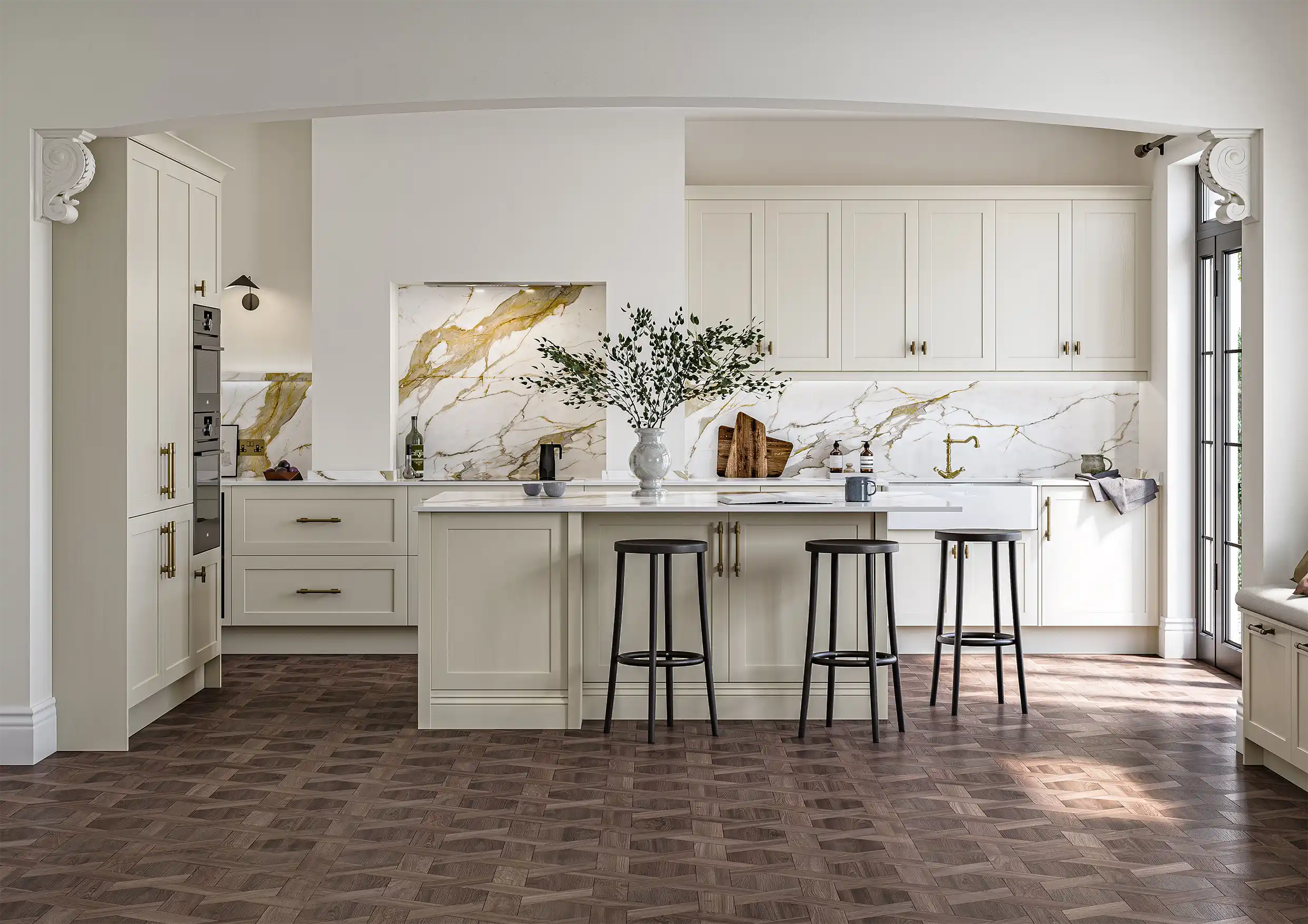 Crathorne Kitchen in Taupe Grey