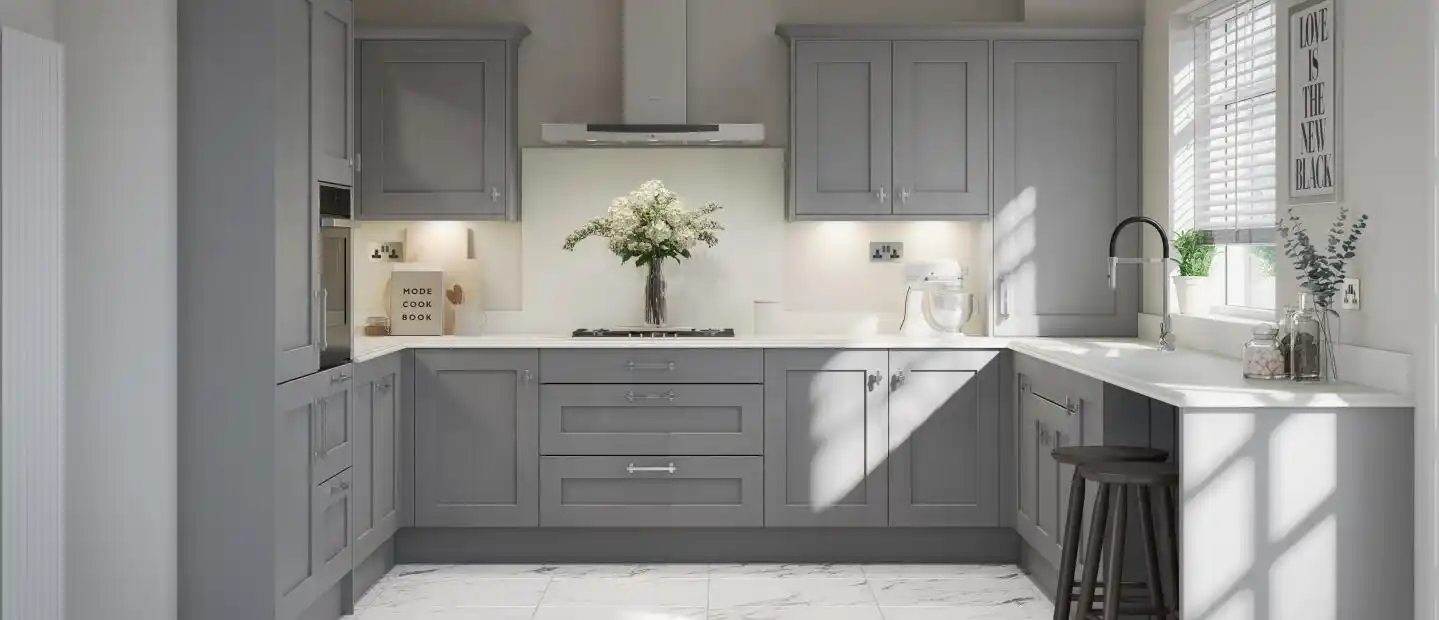 Mornington Shaker Kitchen in Dust Grey