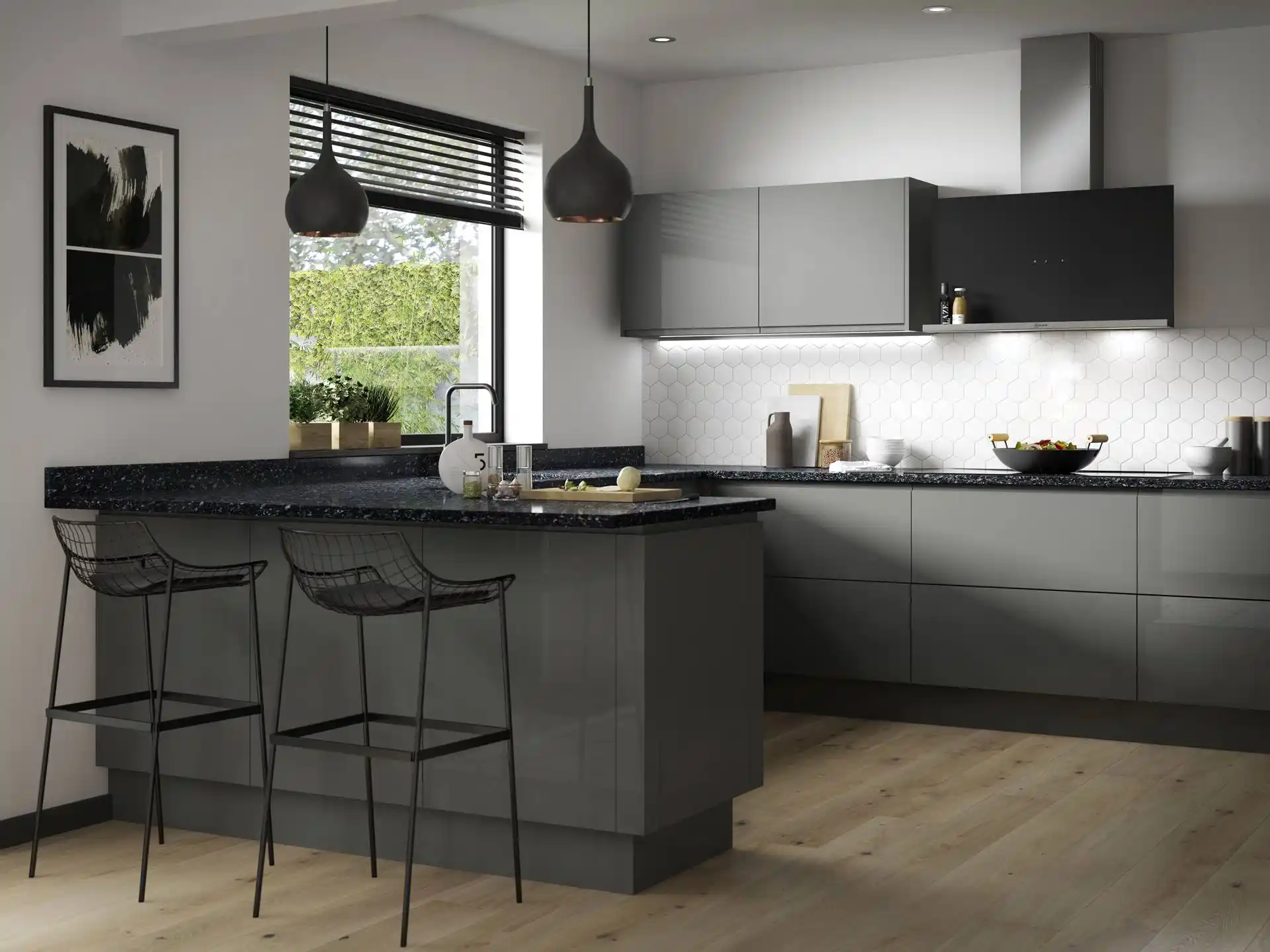 Remo Kitchen in Dust Grey